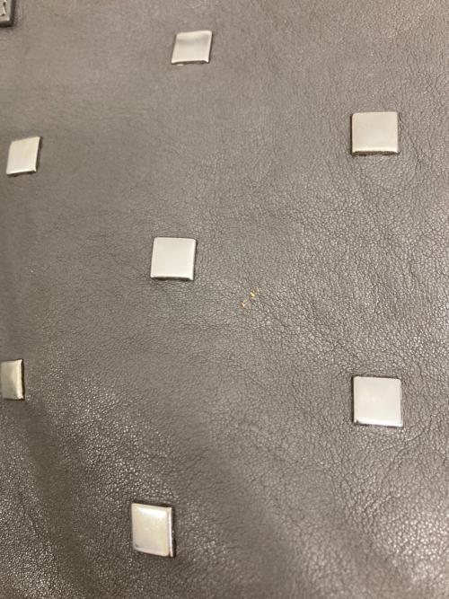 JIMMY CHOO（ジミーチュウ）JIMMY CHOO (ジミーチュウ) レザートートバッグ グレーの古着・服飾アイテム