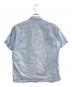 COMME des GARCONS HOMME (コムデギャルソン オム) バイカラーコットンリネンオープンカラーシャツ スカイブルー×アイボリー サイズ:SS：8000円