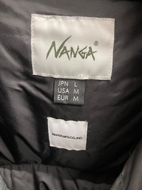 NANGA（ナンガ）NANGA (ナンガ) WAIPER (ワイパー) 別注FIRE RESISTANT N-3Bダウンジャケット（ファイヤ　レシスタント　エヌ　3ビー） ブラック サイズ:Lの古着・服飾アイテム