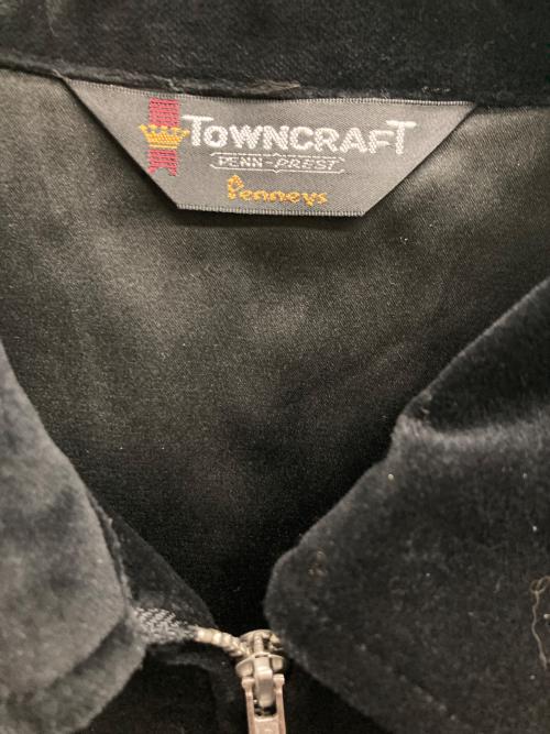 TOWN CRAFT（タウンクラフト）TOWN CRAFT (タウンクラフト) WAIPER (ワイパー) ベトジャン ブラック サイズ:Lの古着・服飾アイテム
