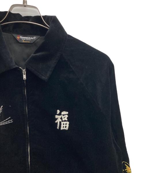 TOWN CRAFT（タウンクラフト）TOWN CRAFT (タウンクラフト) WAIPER (ワイパー) ベトジャン ブラック サイズ:Lの古着・服飾アイテム
