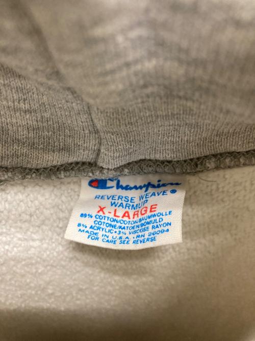 Champion（チャンピオン）Champion (チャンピオン) リバースウィーブパーカー グレー サイズ:XLの古着・服飾アイテム