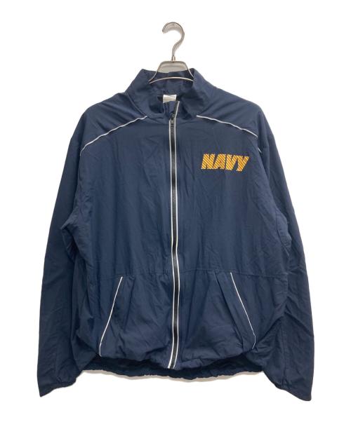 U'S NAVY（アメリカ海軍）U'S NAVY (アメリカ海軍) ランニングジャケット ネイビー サイズ:Ｌの古着・服飾アイテム