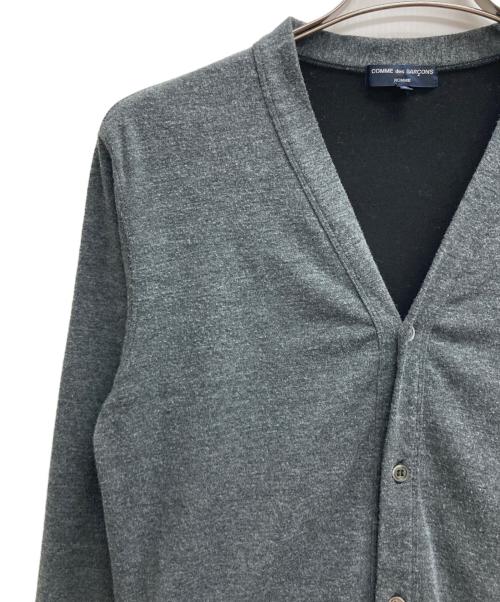 COMME des GARCONS HOMME（コムデギャルソン オム）COMME des GARCONS HOMME (コムデギャルソン オム) ニットカーディガン グレー サイズ:Ｓの古着・服飾アイテム