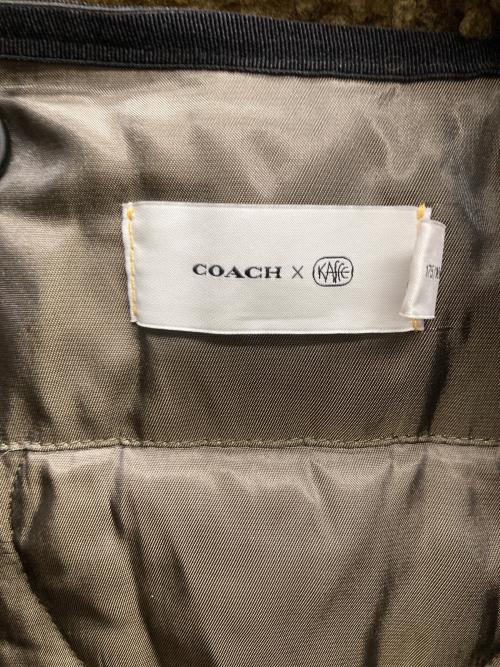 COACH（コーチ）COACH (コーチ) KAFFE FASSETT (カフェ・ファセット) モッズコート グリーン サイズ:48の古着・服飾アイテム