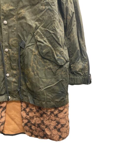 COACH（コーチ）COACH (コーチ) KAFFE FASSETT (カフェ・ファセット) モッズコート グリーン サイズ:48の古着・服飾アイテム