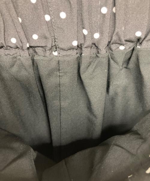Spick and Span（スピック＆スパン）Spick and Span (スピック＆スパン) ドットプリントイージーストレートパンツ ブラック サイズ:38の古着・服飾アイテム