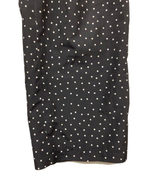 Spick and Span（スピック＆スパン）Spick and Span (スピック＆スパン) ドットプリントイージーストレートパンツ ブラック サイズ:38の古着・服飾アイテム