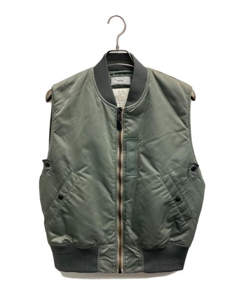 HYKE（ハイク）HYKE (ハイク) MA-1 VEST（エムエーワン　ベスト） オリーブ サイズ:1の古着・服飾アイテム