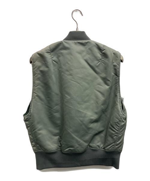 HYKE（ハイク）HYKE (ハイク) MA-1 VEST（エムエーワン　ベスト） オリーブ サイズ:1の古着・服飾アイテム