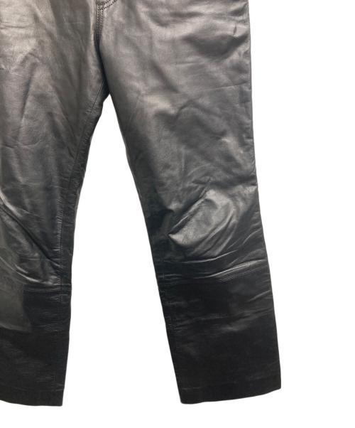 LIMI feu（リミフゥ）LIMI feu (リミフゥ) カウレザーパンツ 63 サイズ:表記無の古着・服飾アイテム