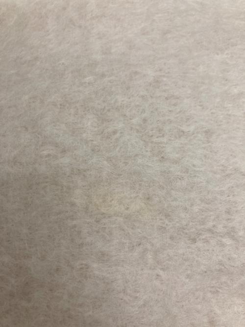 LOEWE（ロエベ）LOEWE (ロエベ) モヘアウールレザーパッチロゴマフラー アイボリーの古着・服飾アイテム