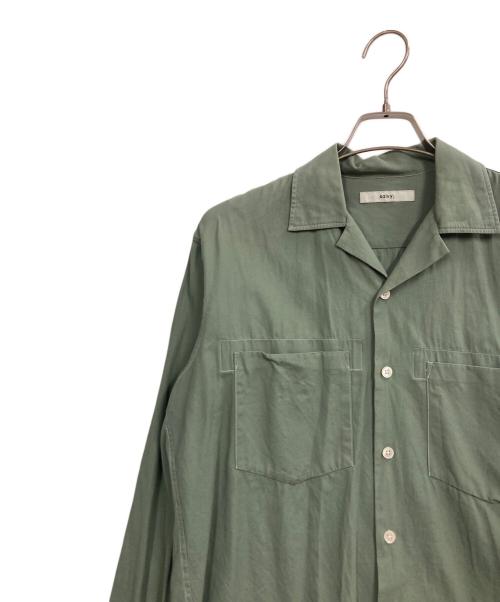 salvy;（サヴィー）salvy; (サヴィー) ハイツイステッドコットン オーバーシャツ カーキ サイズ:2の古着・服飾アイテム