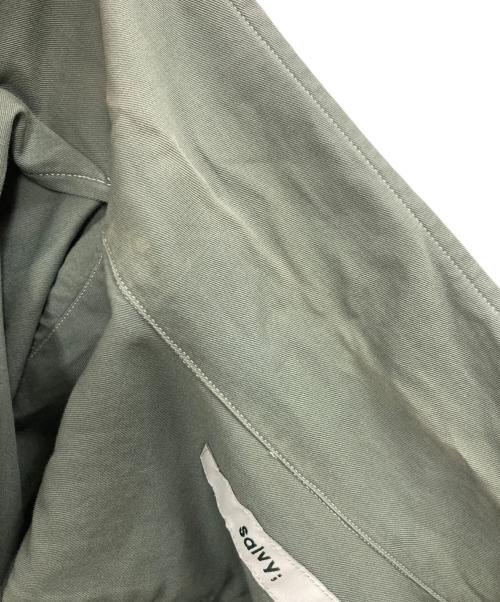salvy;（サヴィー）salvy; (サヴィー) ハイツイステッドコットン オーバーシャツ カーキ サイズ:2の古着・服飾アイテム