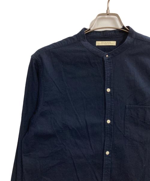 OLD JOE & Co.（オールドジョー）OLD JOE & Co. (オールドジョー) STUD BAND COLLAR SHIRTS ネイビー サイズ:161/2の古着・服飾アイテム