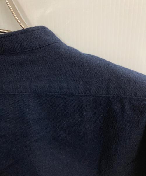 OLD JOE & Co.（オールドジョー）OLD JOE & Co. (オールドジョー) STUD BAND COLLAR SHIRTS ネイビー サイズ:161/2の古着・服飾アイテム