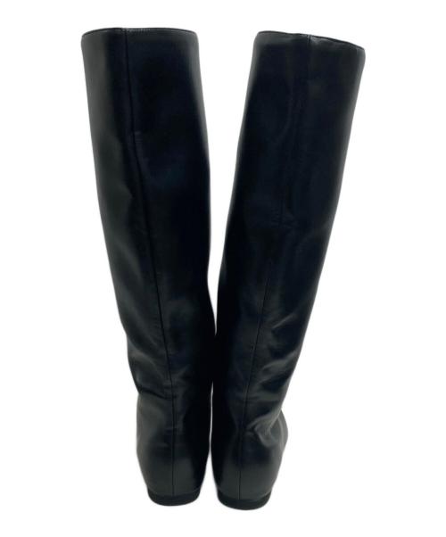 emmi atelier（エミアトリエ）emmi atelier (エミアトリエ) ロングブーツ ブラック サイズ:24の古着・服飾アイテム