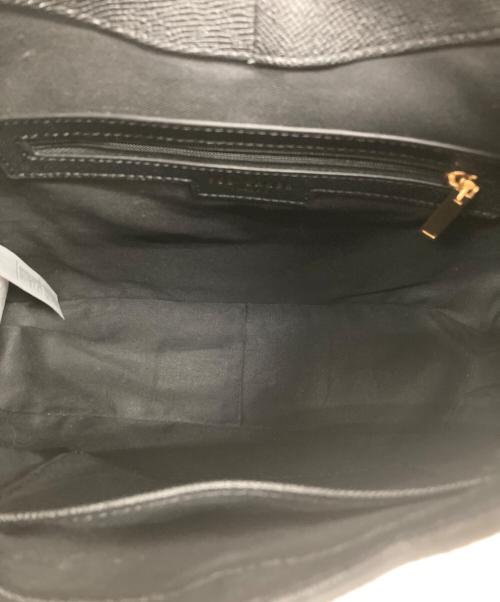 ted baker（テッドベーカー）ted baker (テッドベーカー) パドロックワンショルダーバッグ ブラックの古着・服飾アイテム