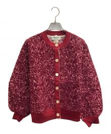 HOUGA（ホウガ）の古着「kitri cardigan（キトリ　カーディガン）」｜レッド