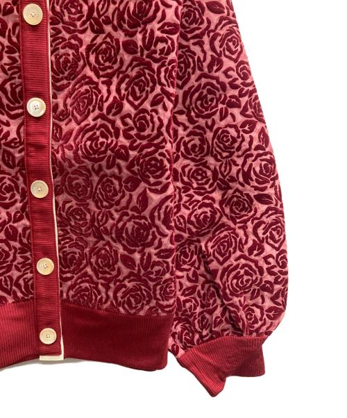 HOUGA（ホウガ）HOUGA (ホウガ) kitri cardigan（キトリ　カーディガン） レッド サイズ:表記無の古着・服飾アイテム