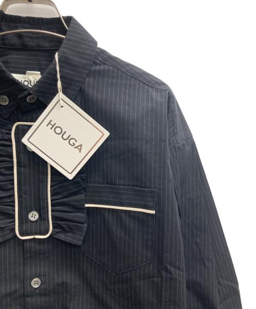 HOUGA（ホウガ）HOUGA (ホウガ) Iylee shirt ブラック サイズ:表記無 未使用品の古着・服飾アイテム