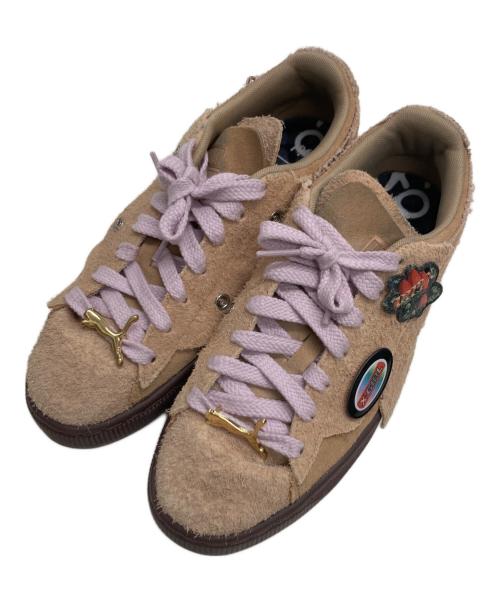 PUMA（プーマ）PUMA (プーマ) X-girl (エックスガール) ローカットスニーカー ベージュ サイズ:24.5の古着・服飾アイテム