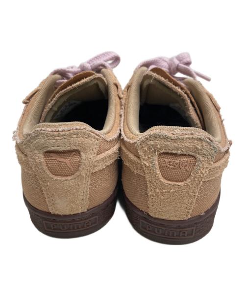 PUMA（プーマ）PUMA (プーマ) X-girl (エックスガール) ローカットスニーカー ベージュ サイズ:24.5の古着・服飾アイテム