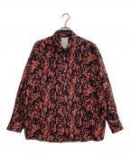 SHAREEFシャリーフ）の古着「BLURRED JQ L/S SHIRTS」｜ブラック