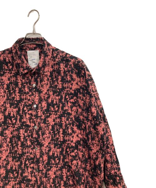 SHAREEF（シャリーフ）SHAREEF (シャリーフ) BLURRED JQ L/S SHIRTS ブラック サイズ:3の古着・服飾アイテム