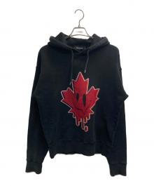 DSQUARED2（ディースクエアード）の古着「19AW PRINTED HOODIE」｜ブラック