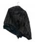 COMME des GARCONS (コムデギャルソン) フェイクファーポンチョ風ボタンレスジャケット ブラウン サイズ:表記無し（実寸サイズをご参照下さい）：18000円