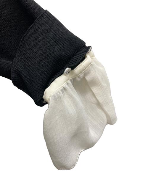 UNITED ARROWS（ユナイテッドアローズ）UNITED ARROWS (ユナイテッドアローズ) 25AW 4way シフォンカーディガン ブラック サイズ:表記無し（実寸サイズをご参照下さい）の古着・服飾アイテム