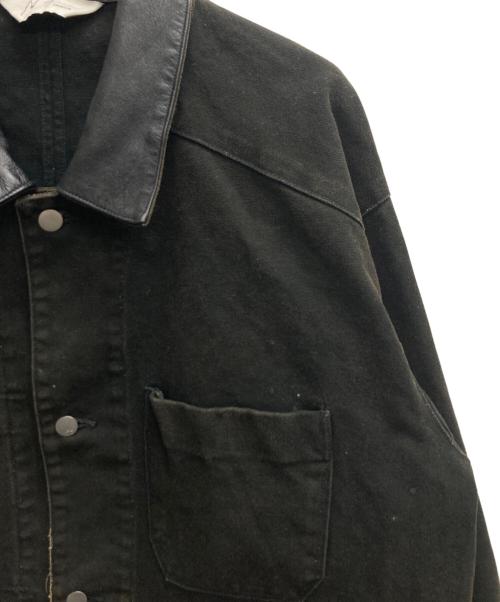 ANCELLM（アンセルム）ANCELLM (アンセルム) DUCK COVERALL JACKET ブラック サイズ:0Sの古着・服飾アイテム
