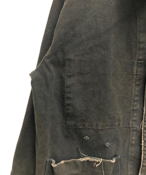 ANCELLM（アンセルム）ANCELLM (アンセルム) DUCK COVERALL JACKET ブラック サイズ:0Sの古着・服飾アイテム