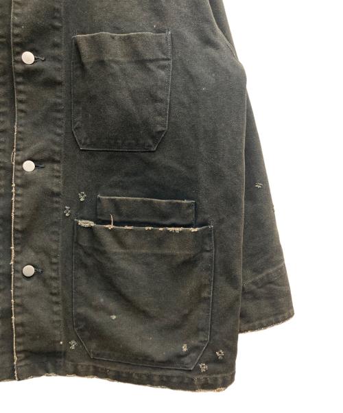 ANCELLM（アンセルム）ANCELLM (アンセルム) DUCK COVERALL JACKET ブラック サイズ:0Sの古着・服飾アイテム
