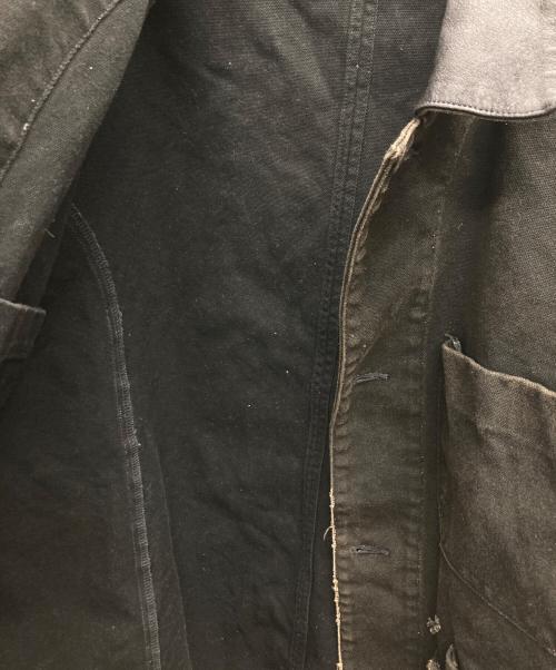 ANCELLM（アンセルム）ANCELLM (アンセルム) DUCK COVERALL JACKET ブラック サイズ:0Sの古着・服飾アイテム