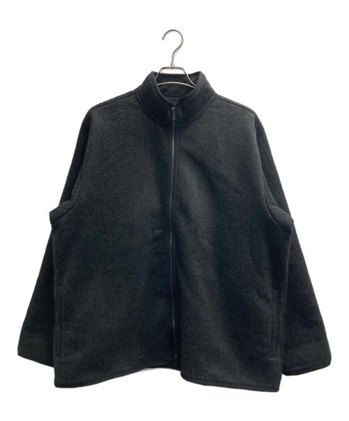 BLURHMS（ブラームス）BLURHMS (ブラームス) Pe/Silk Fleece ZIP Jacket ダークグレー サイズ:3の古着・服飾アイテム