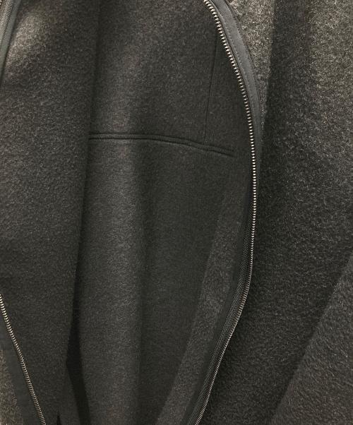 BLURHMS（ブラームス）BLURHMS (ブラームス) Pe/Silk Fleece ZIP Jacket ダークグレー サイズ:3の古着・服飾アイテム