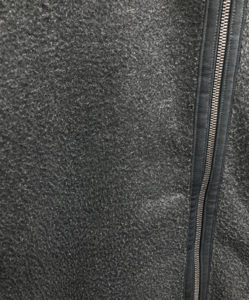BLURHMS（ブラームス）BLURHMS (ブラームス) Pe/Silk Fleece ZIP Jacket ダークグレー サイズ:3の古着・服飾アイテム