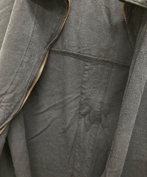 ANCELLM（アンセルム）ANCELLM (アンセルム) SUEDE SILK JACKET ネイビー サイズ:2の古着・服飾アイテム