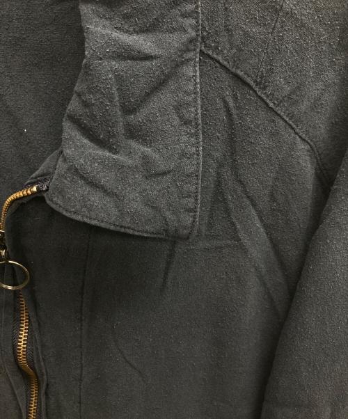 ANCELLM（アンセルム）ANCELLM (アンセルム) SUEDE SILK JACKET ネイビー サイズ:2の古着・服飾アイテム