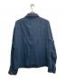 ANCELLM (アンセルム) SUEDE SILK JACKET ネイビー サイズ:2：18000円