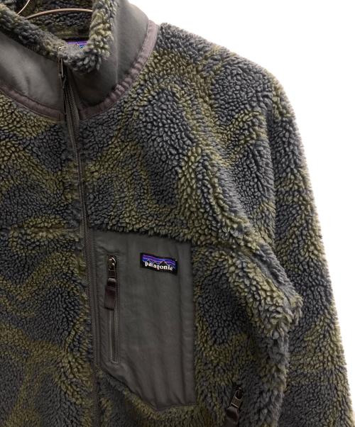 Patagonia（パタゴニア）Patagonia (パタゴニア) Classic Retro-X Jacket  波模様 グリーン サイズ:Sの古着・服飾アイテム