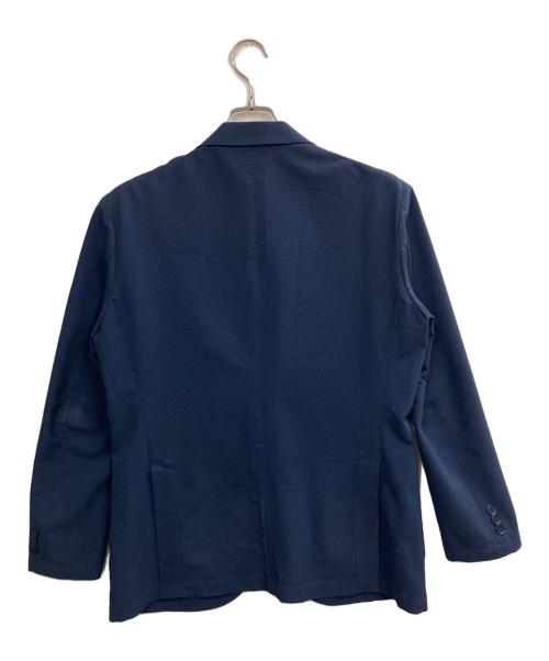MACKINTOSH PHILOSOPHY（マッキントッシュ フィロソフィー）MACKINTOSH PHILOSOPHY (マッキントッシュ フィロソフィー) シアサッカーテーラードジャケット ネイビー サイズ:38の古着・服飾アイテム