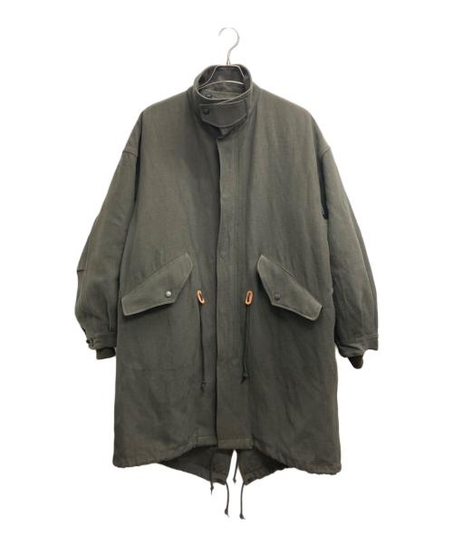 MARKA（マーカ）MARKA (マーカ) MODS PARKA WOOL LINEN BACK SATIN オリーブ サイズ:1の古着・服飾アイテム