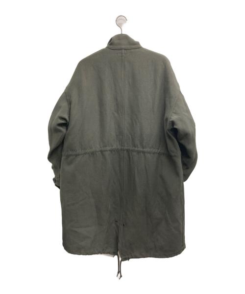 MARKA（マーカ）MARKA (マーカ) MODS PARKA WOOL LINEN BACK SATIN オリーブ サイズ:1の古着・服飾アイテム