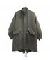 MARKA（マーカ）の古着「MODS PARKA WOOL LINEN BACK SATIN」｜オリーブ