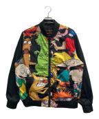 MEMBERS ONLY×NICKELODEONメンバーズオンリー×ニコロデオン）の古着「ボンバージャケット」｜ブラック