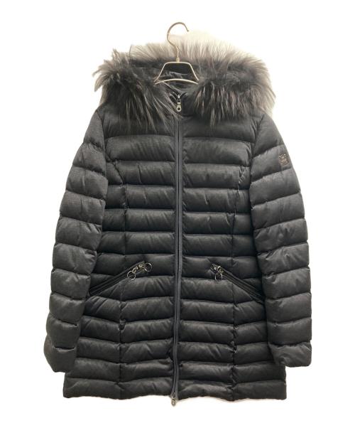 HETREGO（エトレゴ）HETREGO (エトレゴ) ダウンコート ブラック サイズ:44の古着・服飾アイテム