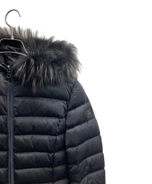 HETREGO（エトレゴ）HETREGO (エトレゴ) ダウンコート ブラック サイズ:44の古着・服飾アイテム